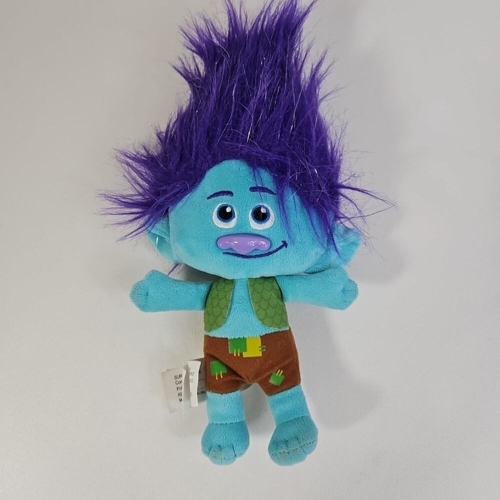 Dreamworks 8" Trolls World‎ Tour Plush Stuffed Animal Toy Doll Purple Hair
